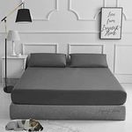 EXQUIZIT HOME Fitted Bed Sheet With