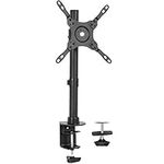 VIVO Ultra Wide Screen TV and Monitor Desk Mount, Adjustable Height and Tilt Stand for Screens up to 42 inches, Black, STAND-V101C