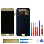 swark LCD Display Compatible with Samsung Galaxy S7 SM-G930 Touch Screen Display + Tools (Gold)