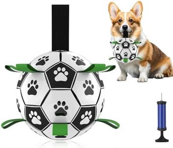 Dog Toys, Interactive Dog Football Toys with Grab Tabs, Durable Dog Balls for Small Medium Breed Dog Water Toy Indoor & Outdoor, Toy for Dogs,6 inches