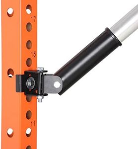 SYL Fitness Rack Mounted Landmine Attachment, T-Bar Row Landmine Base, Fit 2x2 inch & 3x3 inch Square Tube Power/Squat Rack (Landmine Attachment for Rack 3x3 Inch)