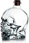 Skull Glass Decanter Bottle with Ai