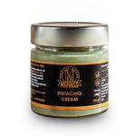 Pistachio Cream 200gr MICHAELS COFFEE HOUSE - Palm Oil Free & Gluten Free Spreadable Pistachio Paste, Sweet, Ideal on Bread, for Cakes, Dessert, Ice Cream, Made in Italy, Pistachio Spread