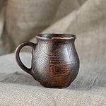 Pottery Clay Coffee Mug Ceramic 8.5