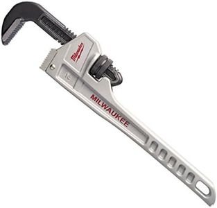 Milwaukee 48 22 7214 48227214 Aluminium Pipe Wrench-14 Inch, Red/Black/Silver
