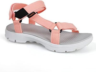 riemot Sandalias Deportivas Mujer Verano Ajustable Atlético Zapatos Comodas de Senderismo Sandalias playa Trekking Antideslizante Sandalias