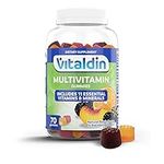 VITALDIN Adult Multivitamin Gummies – Food Supplement for Men & Women – 11 Vitamins & Minerals – 70 Chewable Gummies (1-Month Supply); Fruit Flavour – Vitality & Immune System Support – Gluten Free