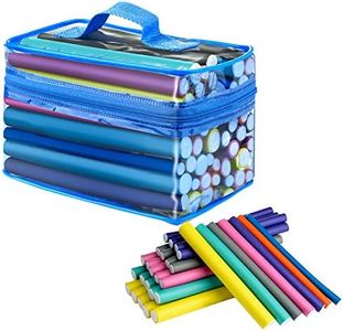 Diealles Shine Rulos para el Pelo, 42 Piezas de Bigudíes con Funda, Rodillo de Espuma para Pelo Largo, Mediano y Corto