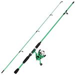 Wakeman Swarm Series Spinning Rod and Reel Combo-Green Metallic