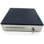 TEESTA Heavy Duty CASH DRAWER | Electronic and Manual for Point of Sale Metal Cash Box Interface Key Lock Coin Tray for Shop Counter, Office, Shopping Mall, Business (1pc)