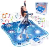 Frozen Toys Dance Mat for Girls - Electronic Dance Mat with Wireless Bluetooth for Children,Light Up LED Kids Musical Mat, Dance Floor Mat,Birthday Xmas Gifts for 3 5 7 9 10+ Year Old Girls Boys