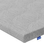 Vesgantti Mattress Topper for King Size Bed, Gel Memory Foam Mattress Topper for Cool Sleep & Back Pain Relief, with Washable Cover & Corner Elastic Straps, CertiPUR-US Certified, 150x200x7.5cm
