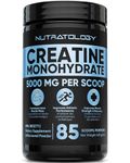 Creatine Monohydrate Powder 425g - For Increased Muscle Growth & Performance - Pre-workout Muscle Builder - Supports Athletic Performance - Creatine Powder for Workouts - 85 Servings