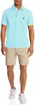 Nautica mens Short Sleeve Solid Str