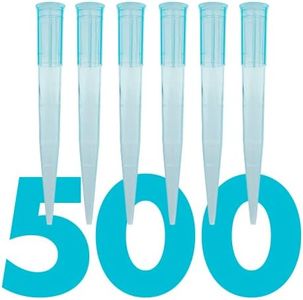 1000uL Pipette Tips, Kashi Scientific Universal Non-Filter Tips for Pipette 1000 uL, Sterile Bulk Pipette Tips with Clear Graduation, 1 mL Pipet Tips, DNase RNase Free, 500 Tips/Bag - Blue