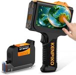 Kenpiko Handheld Inkjet Printer,2025 Newly KP-N01 Handheld Printer Gun 0.5 Inch Nozzle with 4.3’’ Fingertip-Instant Touchscreen,Portable Inkjet Printers with 42ml Quick-Drying Ink Cartridge for Logo