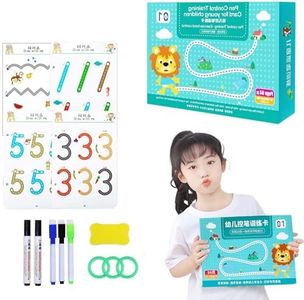 Scribble Smart Workbook, Scribblesmart Workbook Fast-Track Young Minds, Little Curious Minds Scribblesmart, Scribblesmart Workbook Dry Erase, Pre-K Workbook Learning Toy (Level 1)