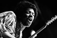 Tallenge - Jimi Hendrix Live - Small Poster Paper (12 x 17 inches)