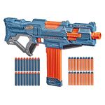 Nerf Elite 2.0 Turbine CS-18 Motorised Blaster, 36 Nerf Darts, 18-Dart Clip, Built-In Customising Capabilities