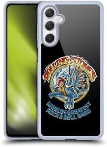 Head Case Designs Officially Licensed The Rolling Stones Greatest Rock and Roll Band Graphics Soft Gel Case Compatible with Samsung Galaxy M54 5G