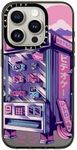 CASETiFY Compact iPhone 15 Pro Case [2X Military Grade Drop Tested / 4ft Drop Protection] - Retro Vending Machine - Clear Black