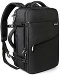 Inateck 40L Travel Backpack, Business Backpack, Large Capacity, 3-Way Backpack, Carry-On Capacity, Business Trips, Lightweight, Anti-Theft, Water Repellent, 15.6-17 Inch PC Bag, Unisex, Commuting to