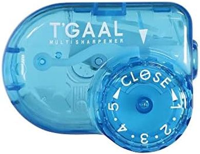 KUTSUWA STAD T'GAAL Angle Adjustable Pencil Sharpener, Translucent Blue, 1 ea. (RS036BL)