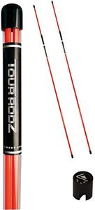 Longridge, Practice Aid Tour Rodz, Accessorio da golf per bastoncini di allineamento, Arancione