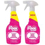 The Miracle Laundry Oxi Stain Remover 500 ml Each Pack of 2 - Pink Stuff Stain Remover for Clothes White and Colours or Fabric with Fresh Clean Fragrance