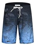 APTRO Men's Swim Trunks Quick Dry Bathing Suit Swim Shorts HW023 Blue M