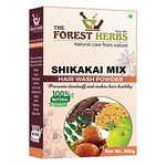 The Forest Herbs Natural Care From Nature Organic Hair Shampoo with Amla, Reetha, Shikakai, Bhringraj, Hibiscus, Neem Methi for Hair Wash (Advanced Herbal Shampoo) 500g