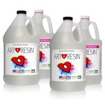 ArtResin - Epoxy Resin - Clear - Non-Toxic - 4 gal (2 gal Resin + 2 gal Hardener) (15.14 L)