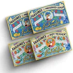 Fishwife Sardine Quad 4-Pack (2x Sardines with Lemon, 2x Sardines with Hot Pepper) | Wild-Caught & Hand-Packed with Spanish Extra Virgin Olive Oil | MSC-Certified Sustainable Seafood, High Protein, Gluten Free, Paleo Friendly, Keto Friendly