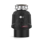 InSinkErator Premium 550 EC Food Waste Disposal Unit for Sink Use with Air Switch - Kitchen Sink Accessories, Gadgets - 20.9 x 20.9 x 31.2 cm - Black