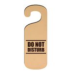 StarLaser Do Not Disturb Wooden Door Hanger for hotel office clinic online class and meeting session (8.5 x 24 cm) pack of 1