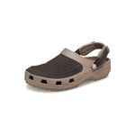 Crocs Men's Yukon Vista II LiteRide Clog, Mushroom/Chocolate, 9 UK