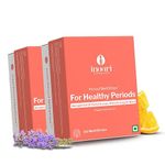 Inaari Period Oral Strips To Manage Irregular Periods | Heavy Period Flow | Menstrual Cramps | Supports Hormonal Balance & Regulates Period Cycle | Free Travel Pouch | (Pack of 2)