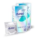 Durex Invisible Extra Sensitive Condoms 12 Pack x 2 (24 Condoms)