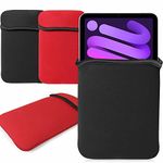 G-HUB® - Reversible Neoprene Sleeve for iPAD MINI & iPad MINI 2 - Slip-on/Sleeve-Style Case is BLACK on the outside (or RED if reversed) - Designed by G-Hub® especially for use with the Apple iPad