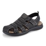 Dockers Men's Searose Fisherman Sandal, Black, 13 Wide