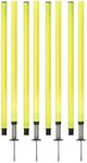 Champion Sports APSET Outdoor Agility Pole Set, Yellow