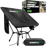 Rhino USA Portable Camping Chair (400lbs Capacity) - Collapsible Compact Lightweight Camp Chair for Backpacking, Hiking & Fishing - Small Foldable and Portable Camping Chairs for Adults and Kids