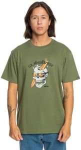Quiksilver One Last Surf - T-Shirt - Homme - M - Vert