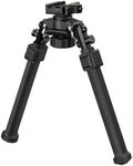 MidTen Quick Release Bipod for Hunting and Shooting Swivel Tilt Bipods for Rifles Picatinny Bipod Lightweight Rifle Bipod 360 Degrees Adjustable (Black, 7.8-10.6'')