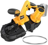 Cordless Portable Band Saw, 2-1/2″ Cutting Capacity, Ecarke 20V Brushless Band Saw Compatible with DeWalt 20V Batteries (Not Included), 6-Speed Variable Handheld Bandsaw for Metal & Pipe Cutting