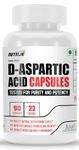 NutriJa D-Aspartic Acid (DAA) | Muscle Strength, Growth & Performance - 90 Capsules