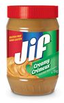 Jif Creamy Peanut Butter, Smooth & Creamy Texture, No Stir, 1kg Jar
