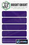 Reflective Motorcycle Helmet Decals, 5 Pcs Purple Reflective Tape Decal with 3M Retro Reflective Stickers for Helmet Vinyl by Bright Knight Decals