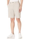 Amazon Essentials Men's Slim-Fit 9 Inch Chino Shorts, Stone, 31W