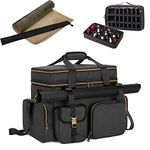 Trunab Tabletop RPG Adventurer's Travel Bag Compatible with Dungeons and Dragons, DND Bag Large with Miniatures’ Foam Layer, Fits Battle Map, Player’s Handbook, Dice - Patented Design
